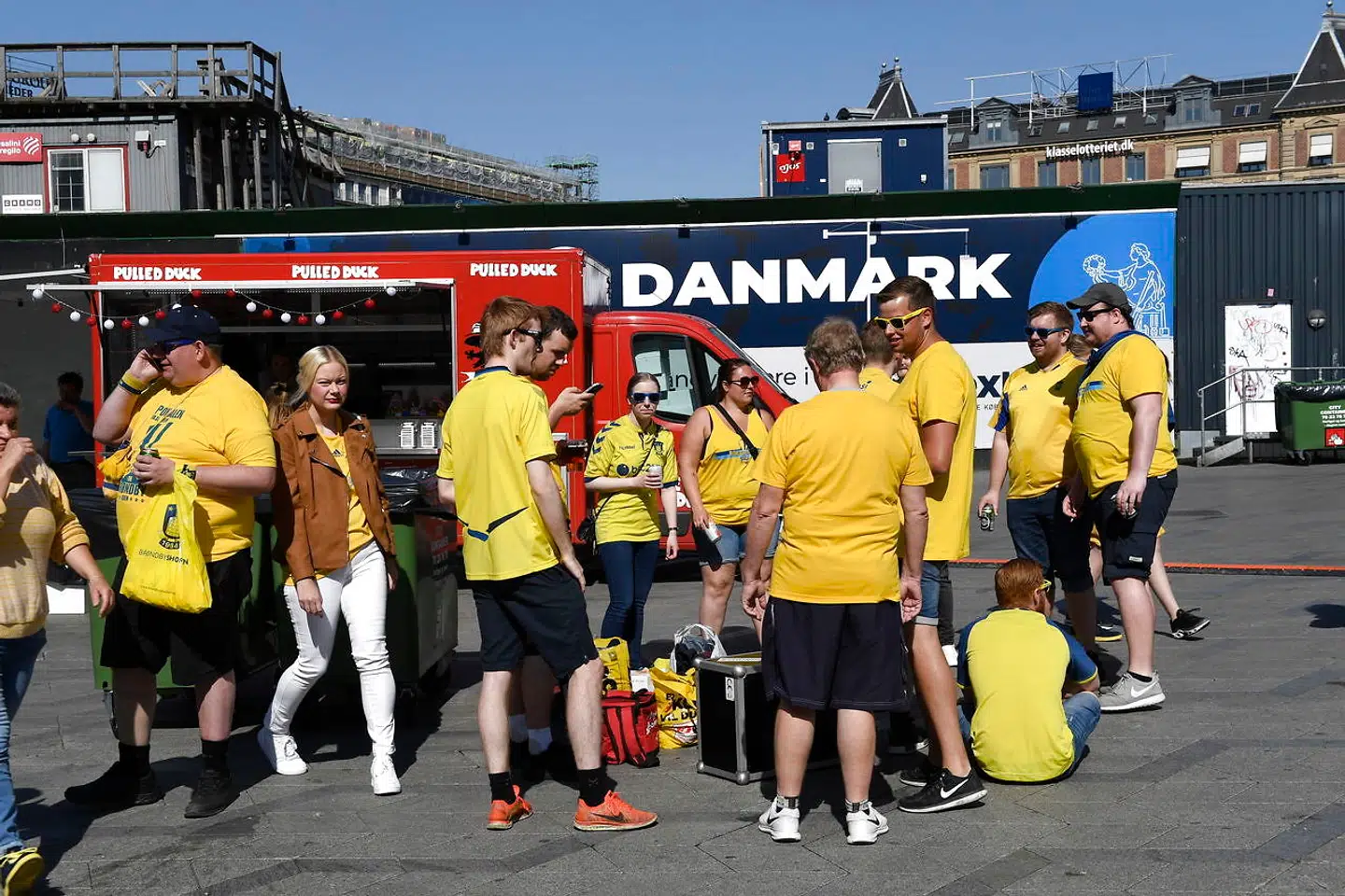 Brøndbytilhængere i København centrum.