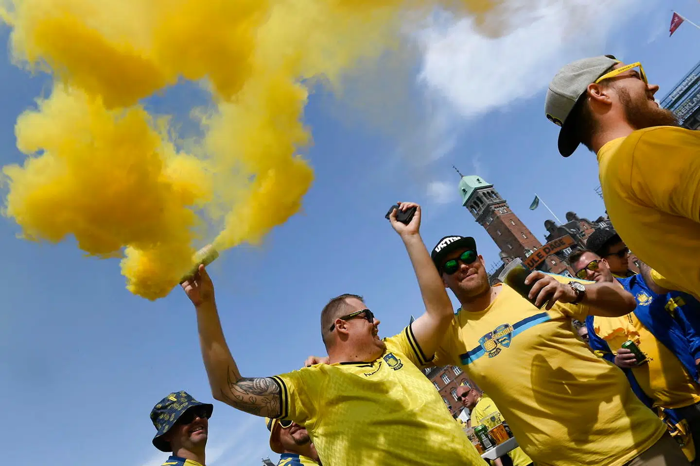 Brøndbytilhængere i København centrum.