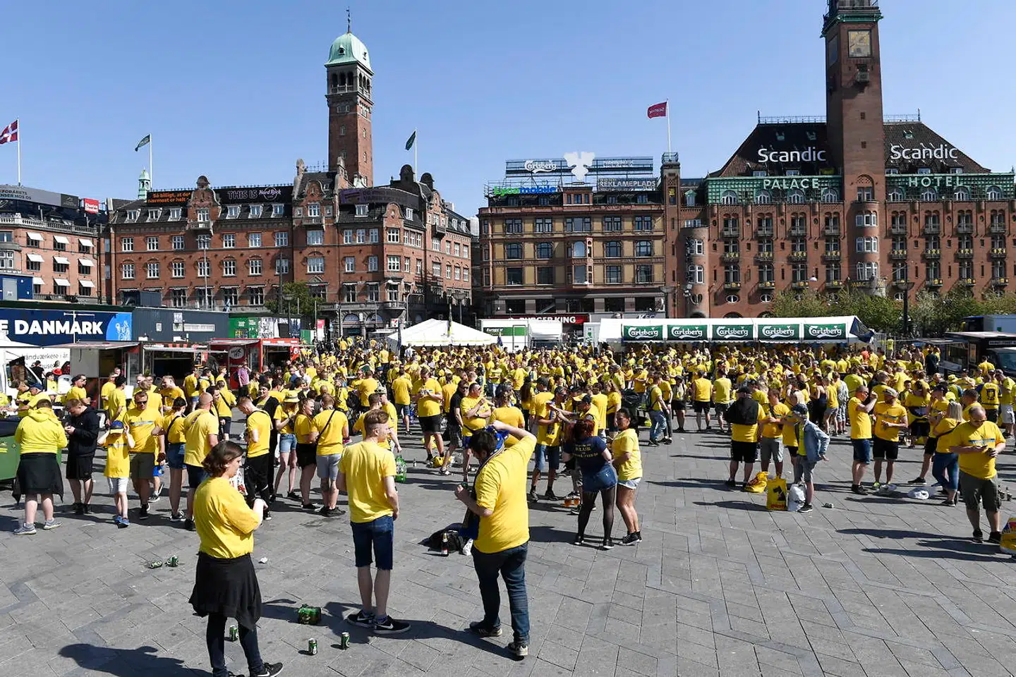 Brøndbytilhængere i København centrum.