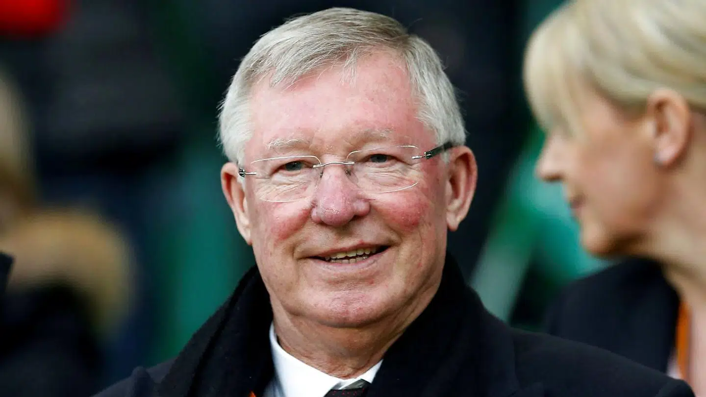 Sir Alex Ferguson har ifølge The Sun sagt sine første ord.