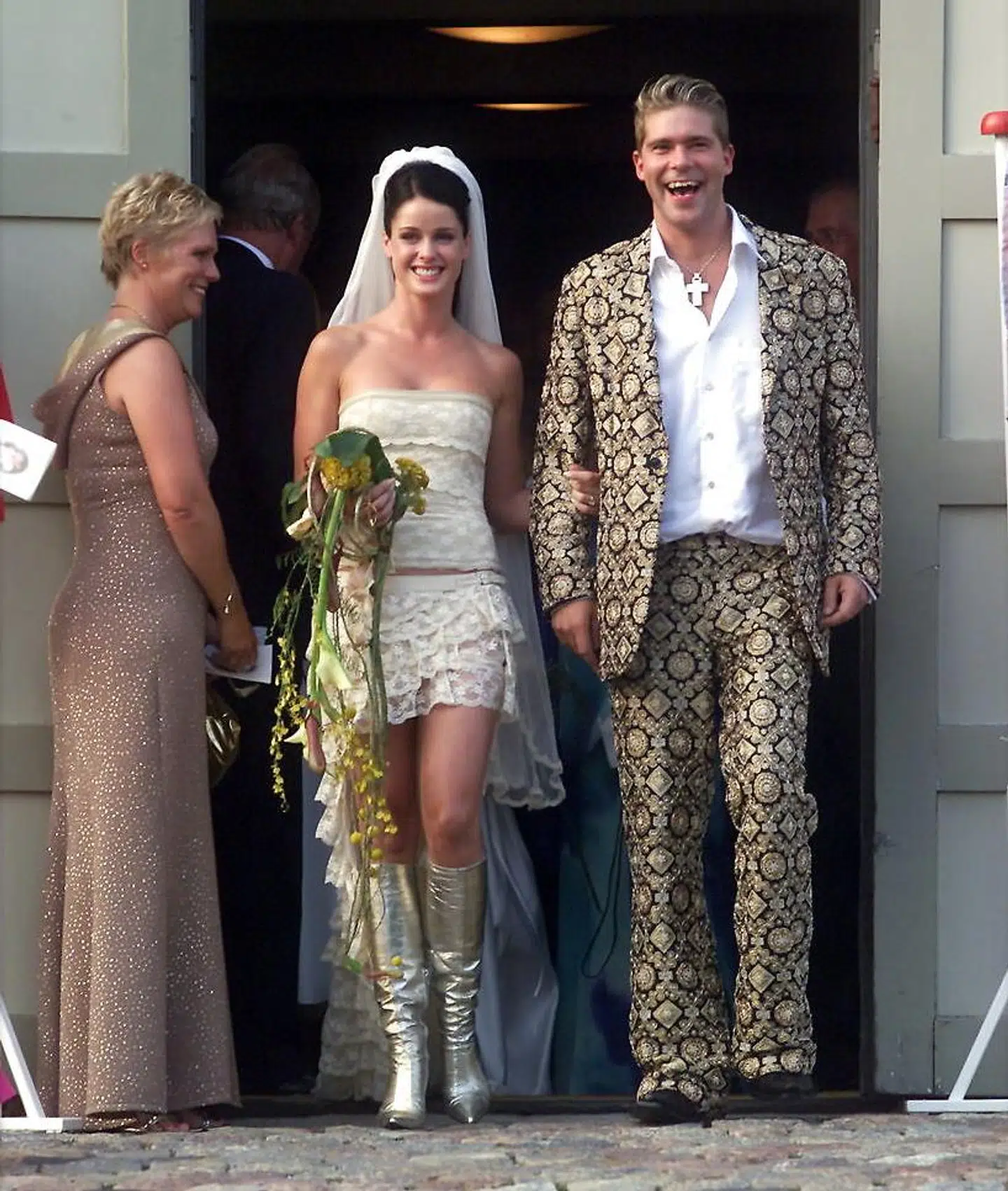 Lene Nystrøm og Søren Rasted blev gift i Blovstrød Kirke i 2001.