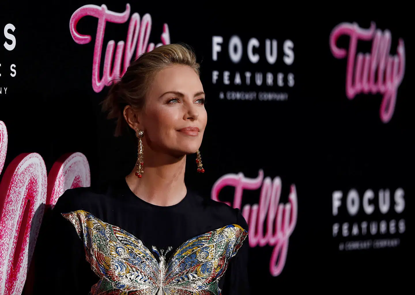 Charlize Theron til premieren på filmen Tully i Los Angeles den 18. april.