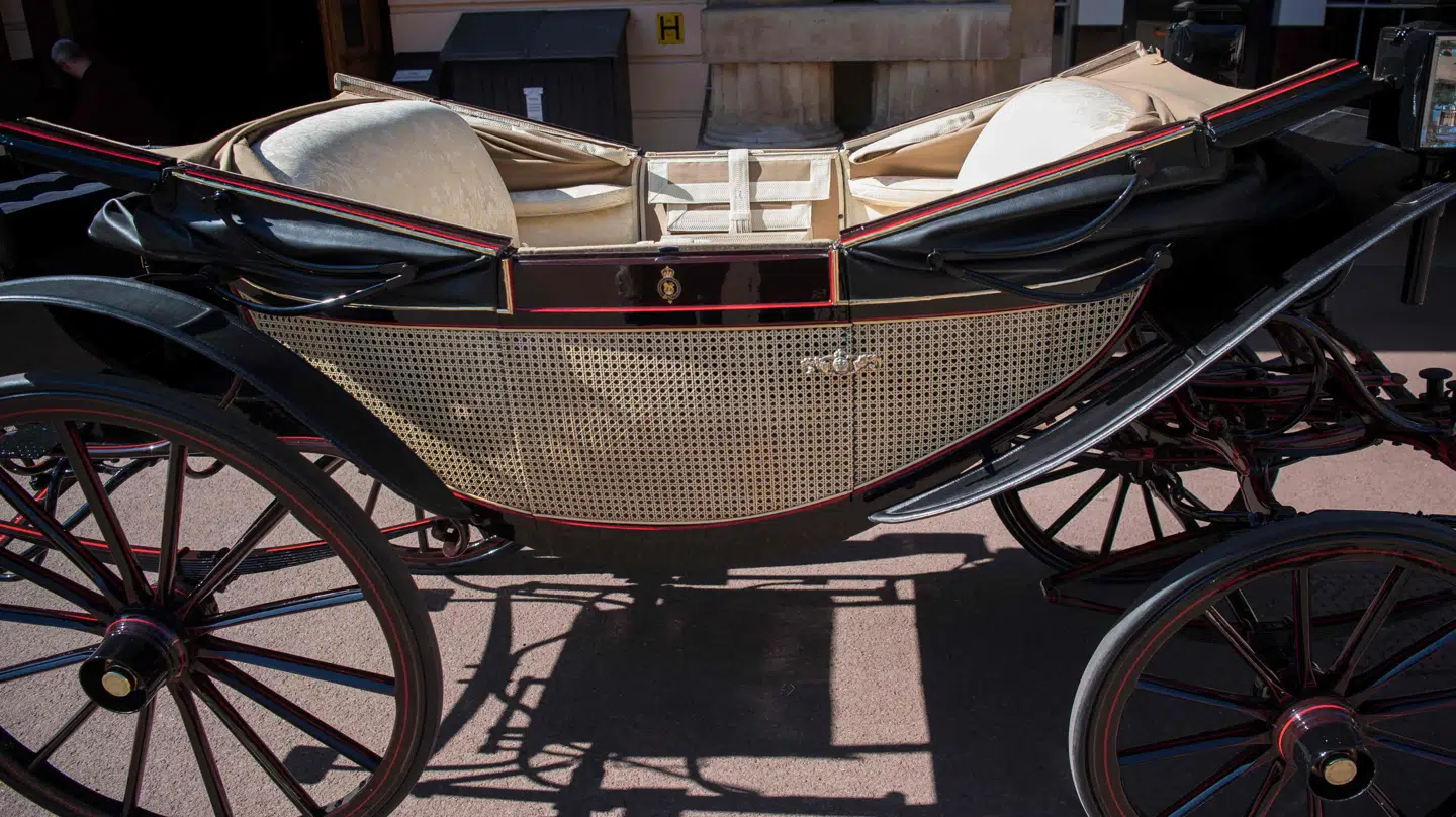 Det er denne Ascot Landau-karet, der skal fragte prins Harry og Meghan Markle gennem Windsors gader.