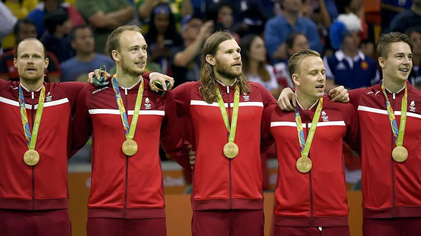 Mikkel Hansen - i midten - har afvist et stort tilbud.