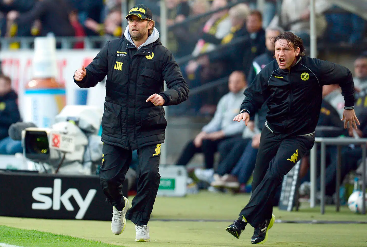 Jürgen Klopp og Zeljko Buvac i deres tid sammen i Dortmund