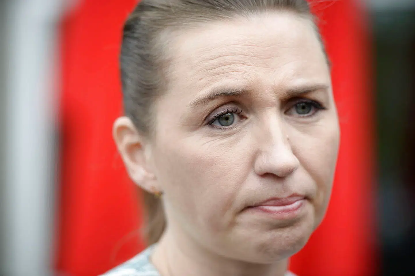 Socialdemokratiets formand Mette Frederiksen taler på arbejdernes internationale kampdag hos Socialdemokratiet i Ballerup, tirsdag den 1. maj 2018. (Foto: Mads Claus Rasmussen/Scanpix 2018)