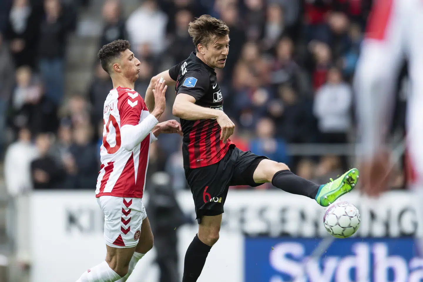 19-årige Wessam Abou Ali var for første gang med fra start for AaB. Scanpix/Bo Amstrup