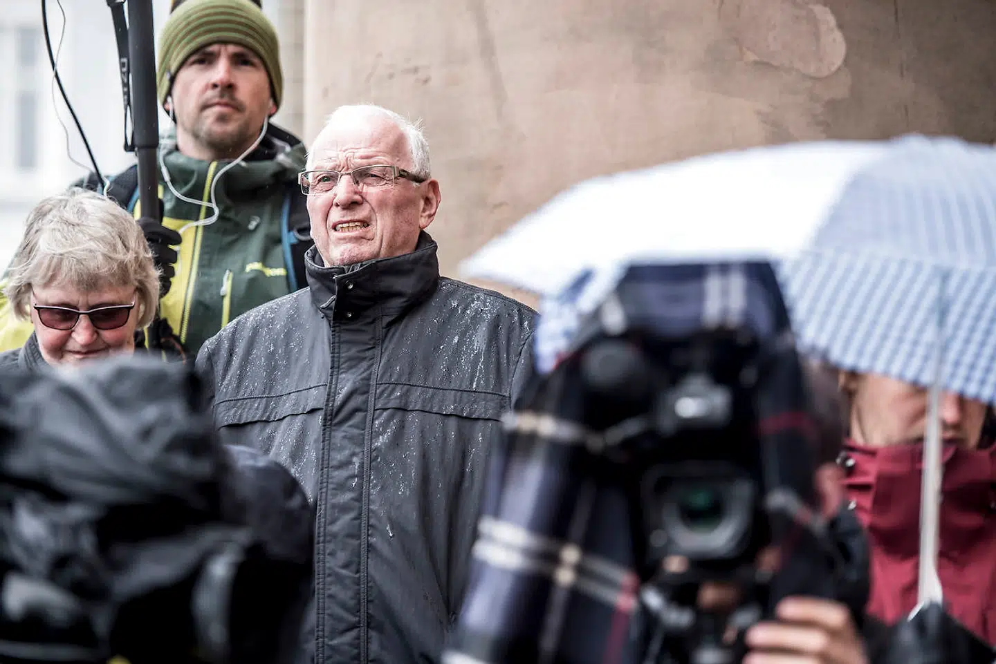 Flere nysgerrige mødte onsdag op foran Københavns Byret i forbindelse med sagen mod Peter Madsen.