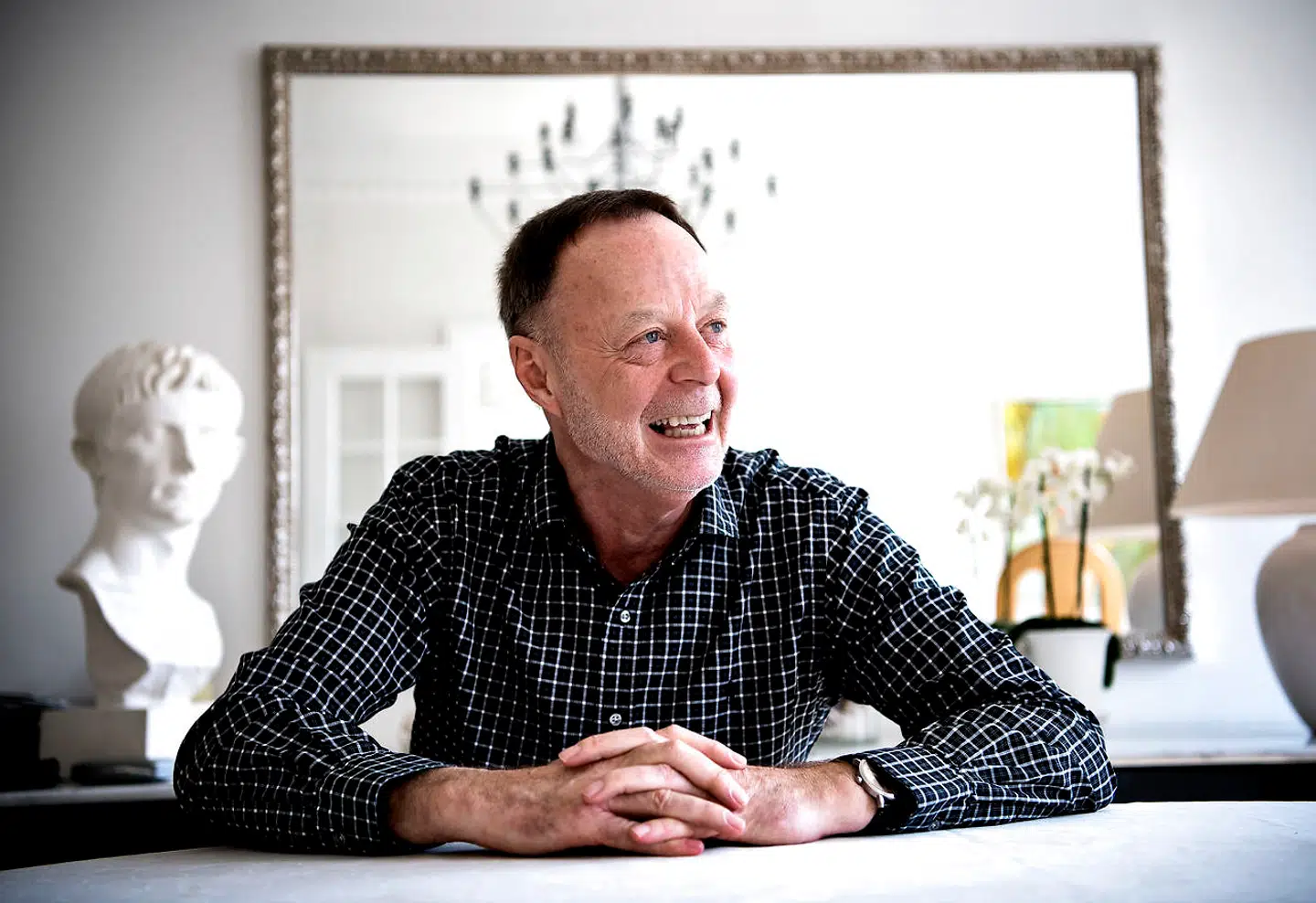 Bent Isager-Nielsen taler med stor begejstring og entusiasme om sine mange oplevelser i dansk politi.