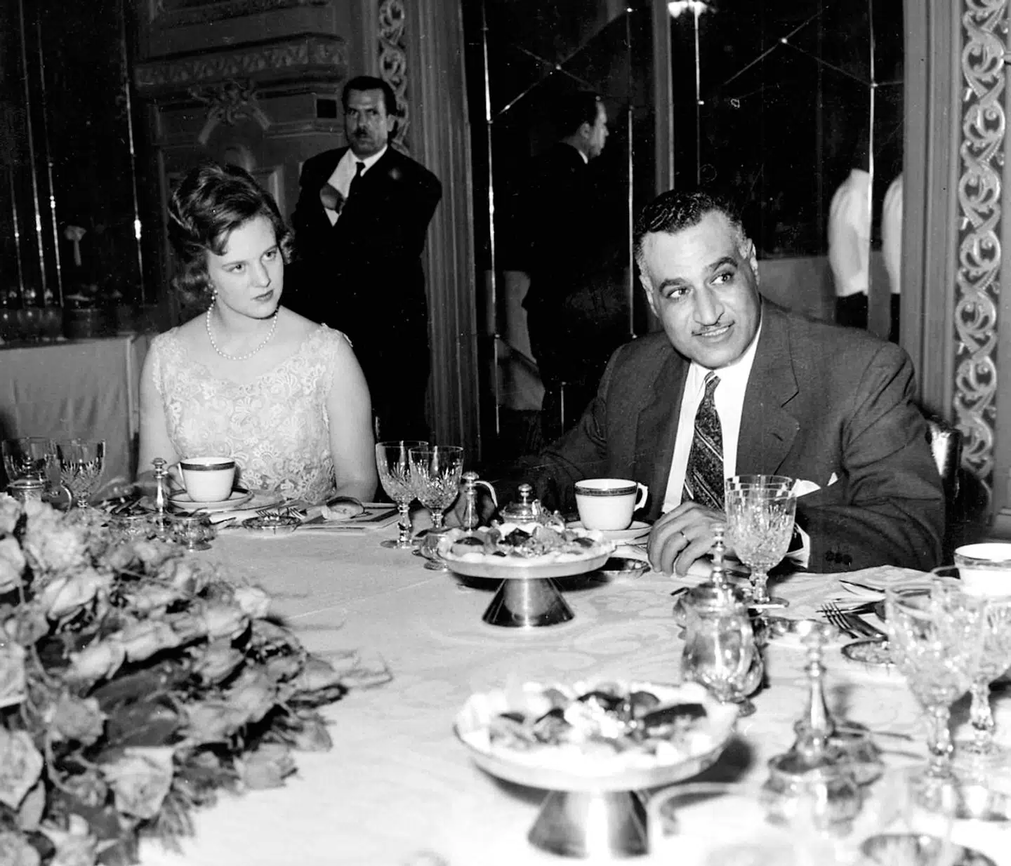 Prinsesse Margrethe var ikke den eneste dansker, som Egyptens præsident Nasser mødtes med.