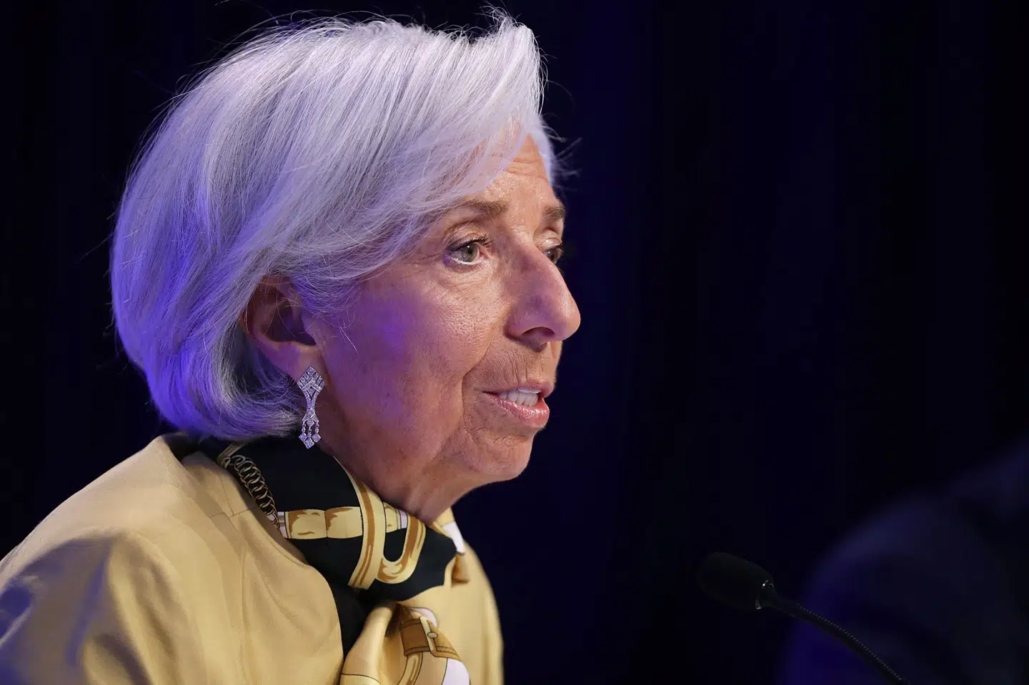 Christine Lagarde, direktør i Den Internationale Valutafond, advarer Kina og USA om, at de to lande kan gøre skade på hele verdensøkonomien med en eventuel handelskrig. Scanpix/Chip Somodevilla