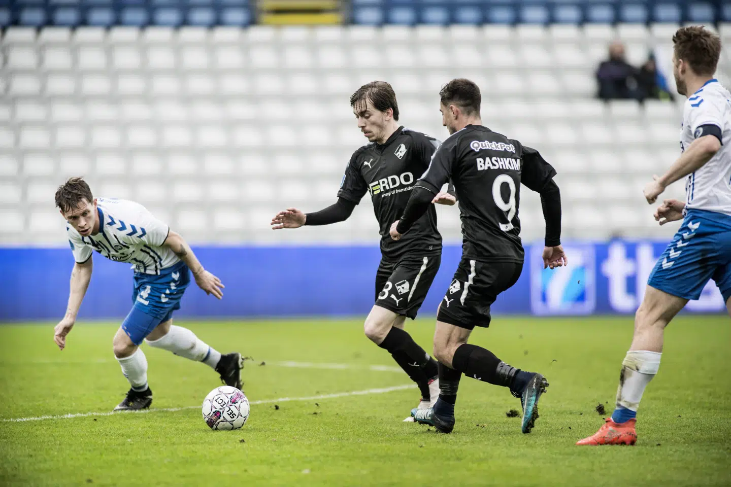 Randers FC skal spille kampe om at undgå nedrykning fra Alka Superligaen. Scanpix/Tim Kildeborg Jensen