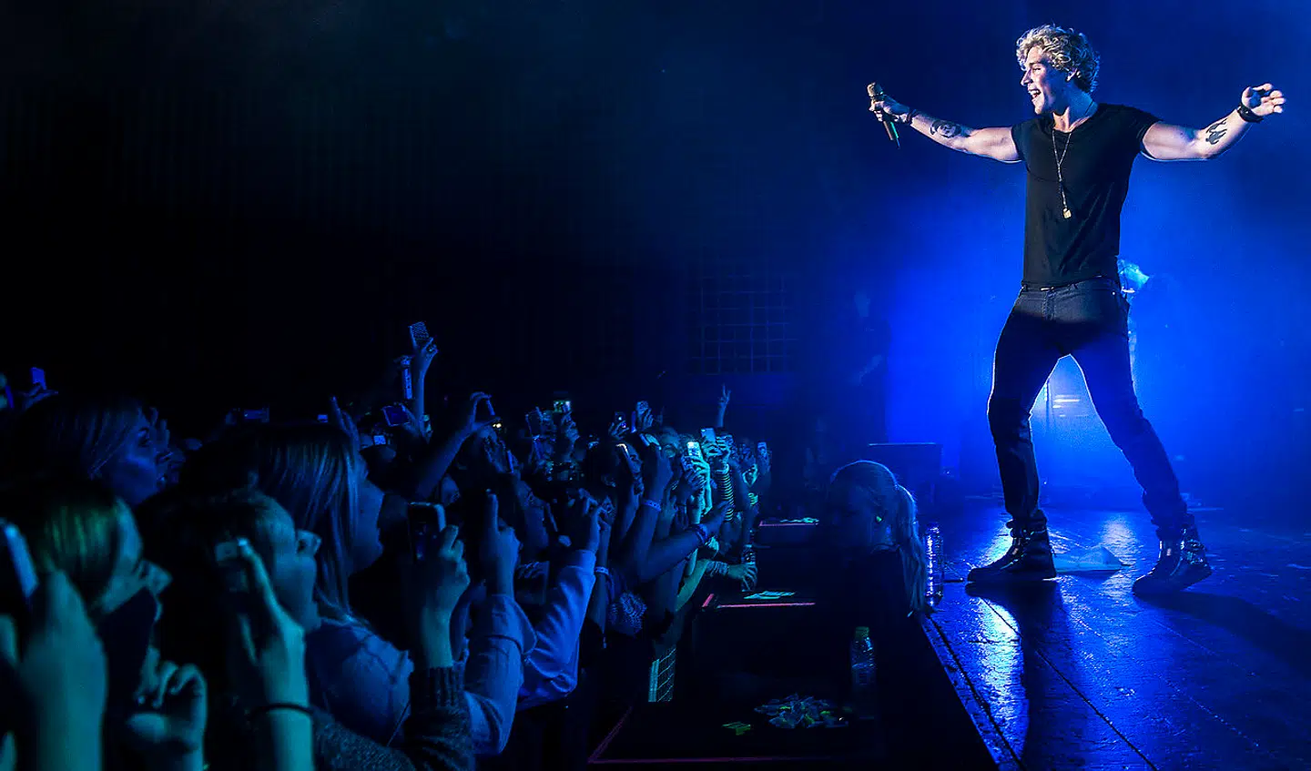 Christopher optræder i Portalen i Greve.