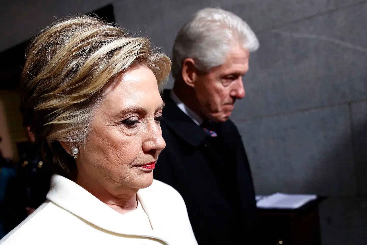 Hillary Clinton med sin mand Bill Clinton.