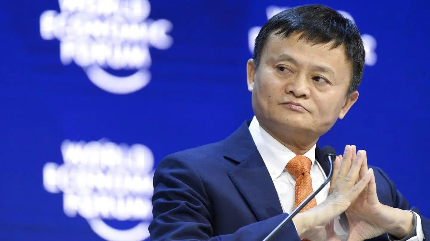 Jack Ma, grundlæggeren af Alibaba Group, under World Economic Forum i Schweiz i januar.