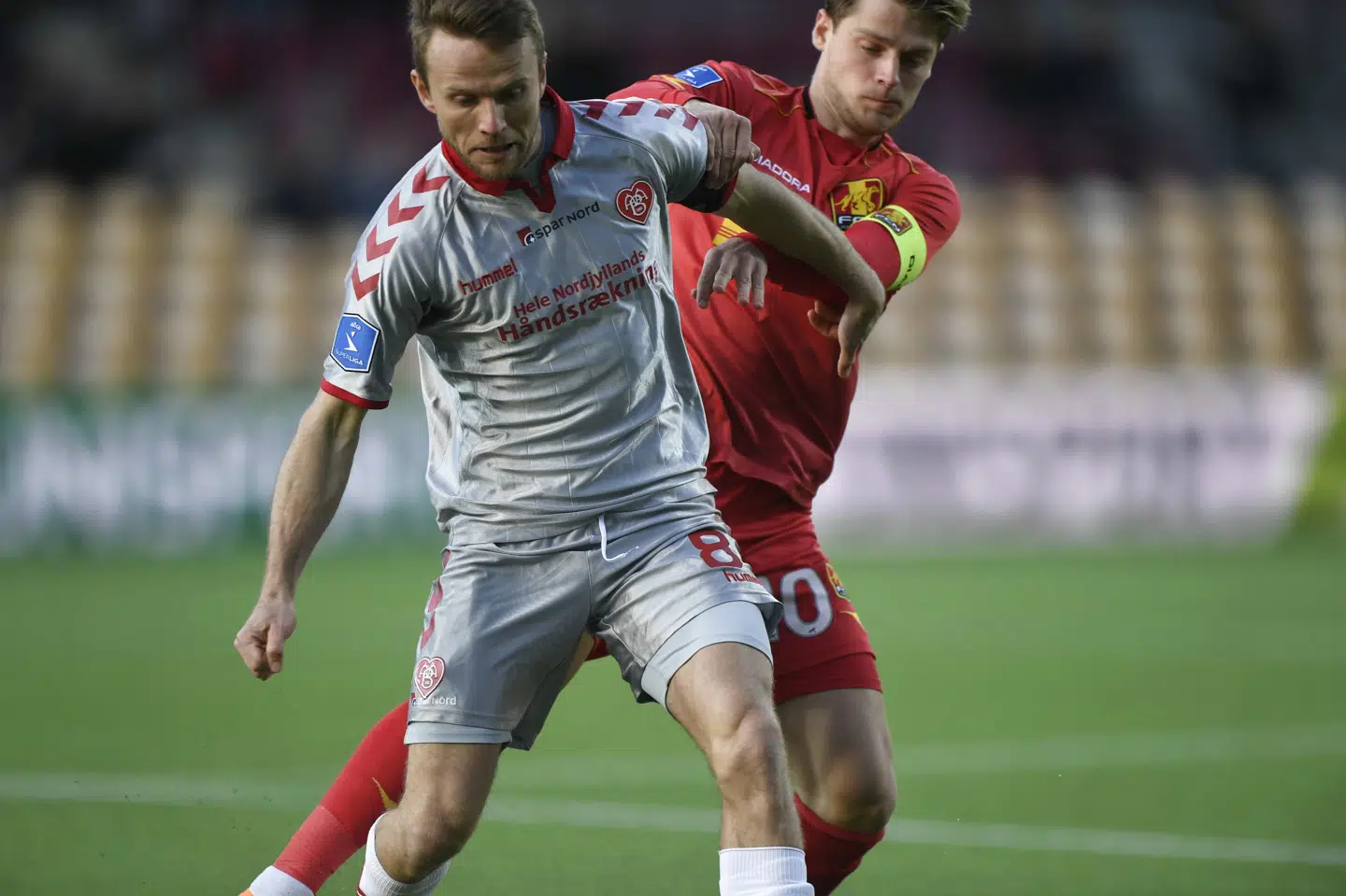 Rasmus Würtz og AaB er ikke kommet godt i gang med mesterskabsspillet i Alka Superligaen, hvor det er blevet til to nederlag. På onsdag møder nordjyderne FC Fredericia i DBU Pokalen. Scanpix/Tariq Mikkel Khan