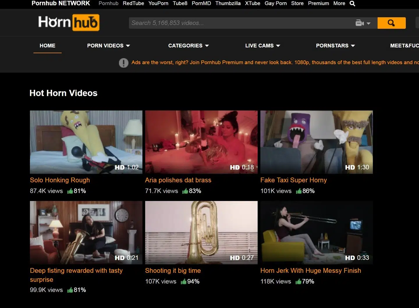 Sådan ser startsiden ud på sitet