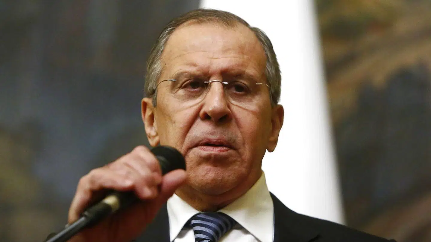Ruslands udenrigsminister, Sergey Llavrov, i Moskva. Den 29. marts.