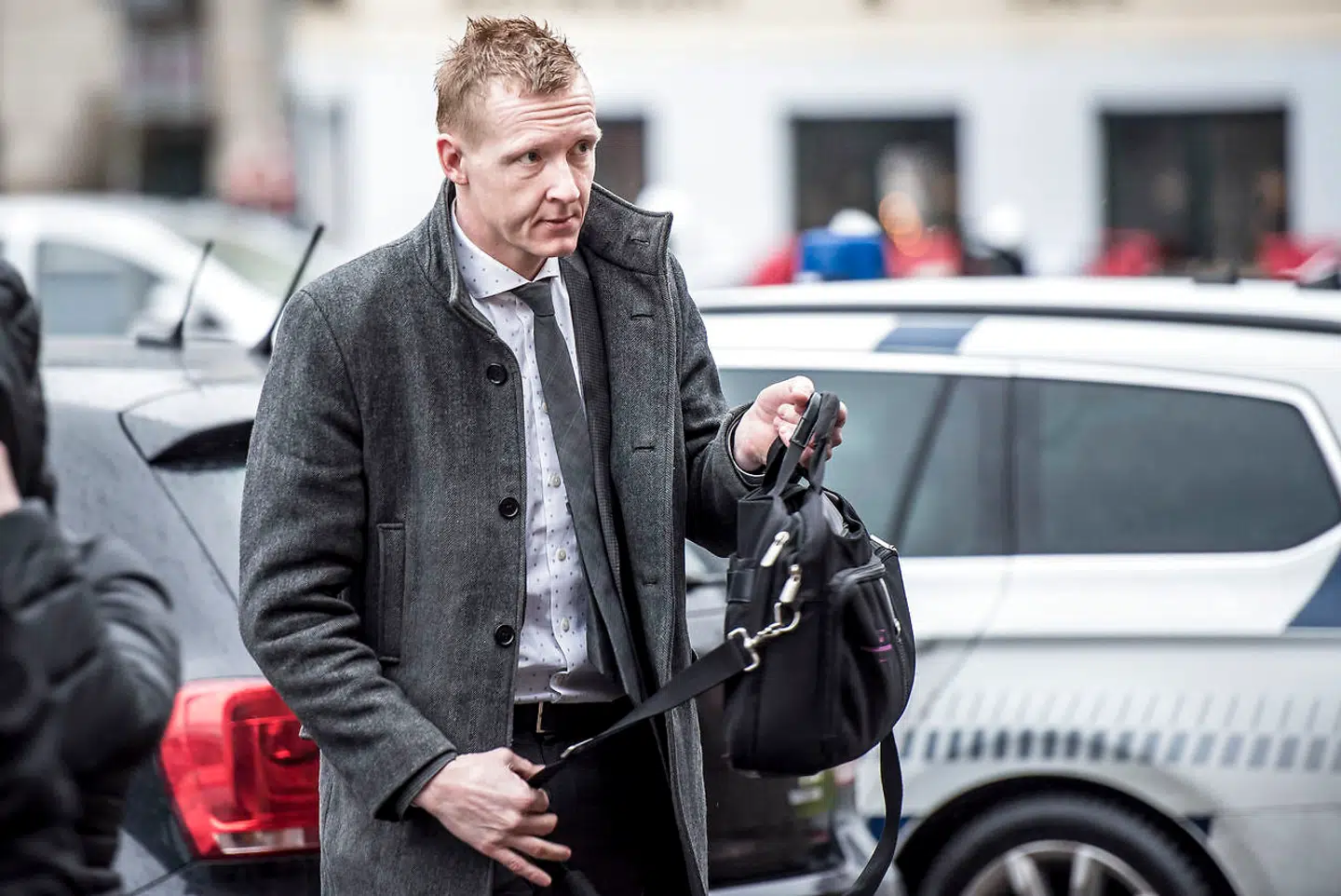 Anklager Jakob Buch Jepsen ankommer til Københavns Byret.