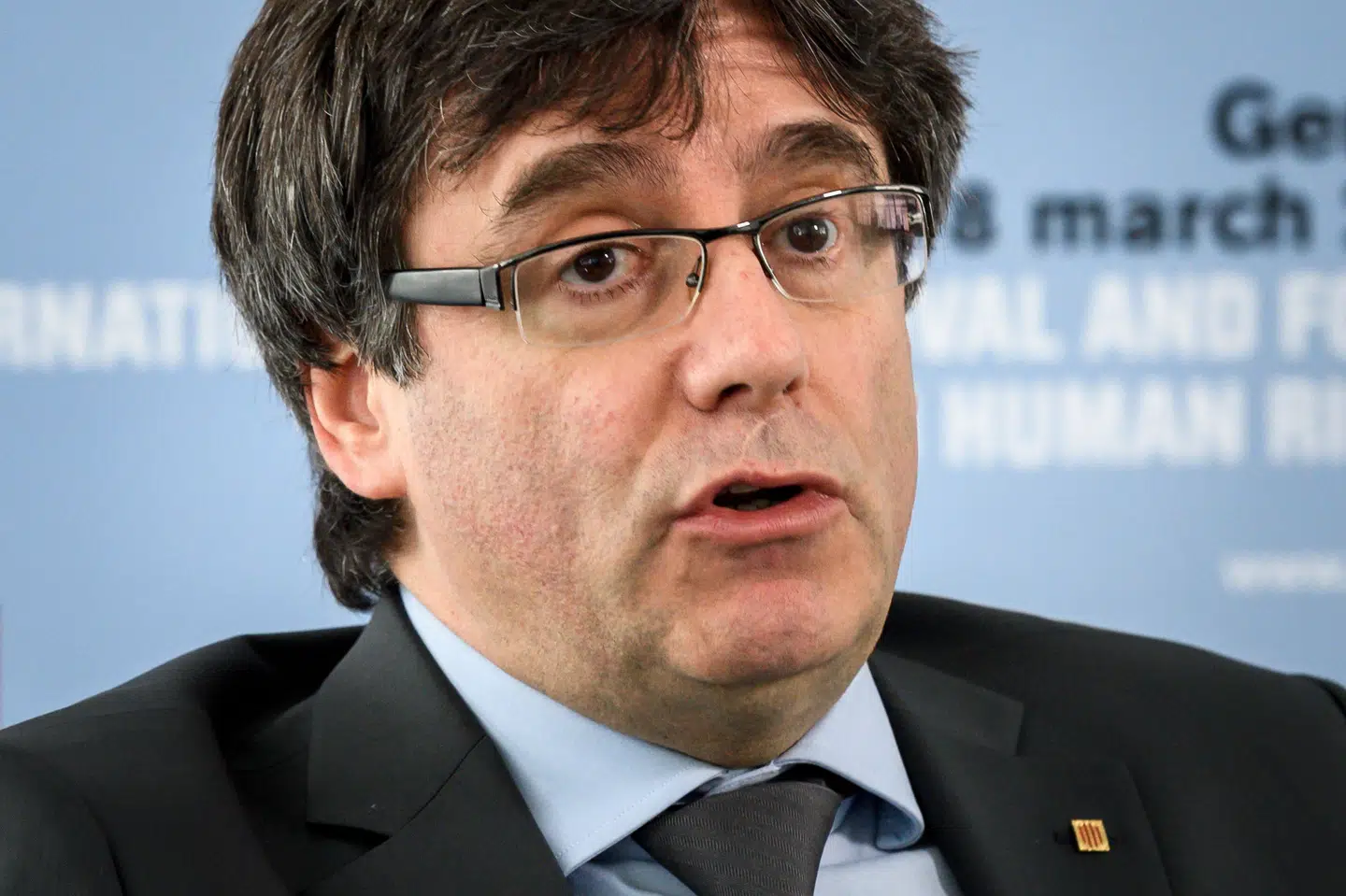 Dansk politi modtog oplysninger om, at den catalanske ekspræsident, Carles Puigdemont, angiveligt kørte gennem Danmark mod Tyskland, kort før han blev anholdt på den anden side af grænsen søndag. Det oplyser Rigspolitiet mandag. Scanpix/Fabrice Coffrini/arkiv