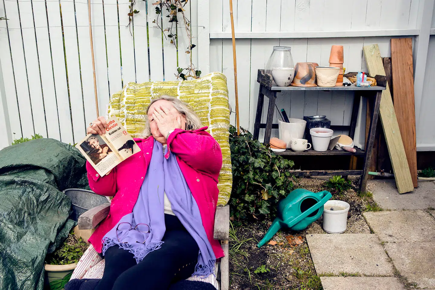 Temperaturen var i 2014 høj nok til løsning i liggestolen.