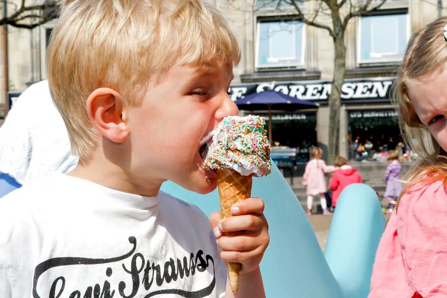 I Randers var det is-vejr i påsken 2011.