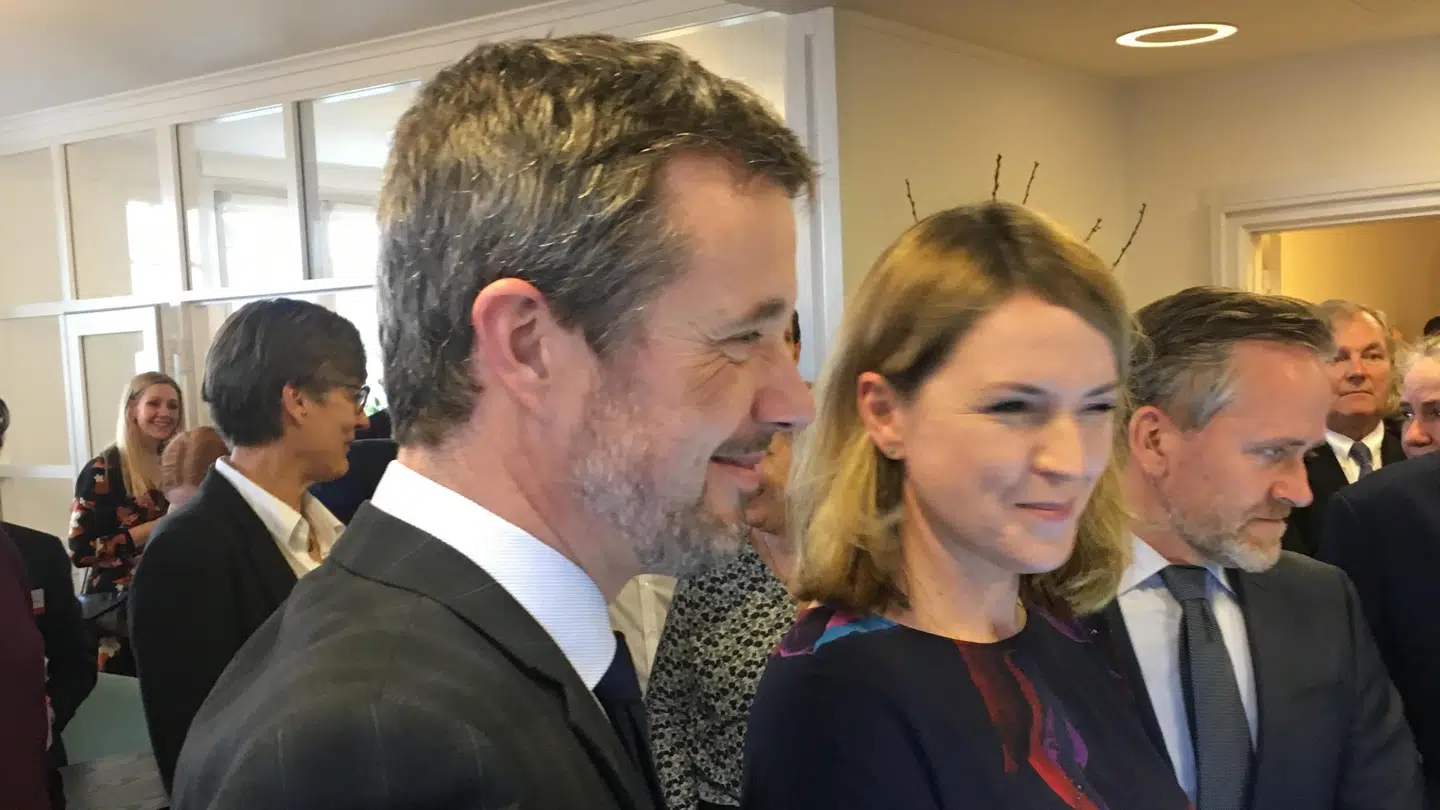 Kronprins Frederik under åbningen af Food Nation Visitor Centre i København.