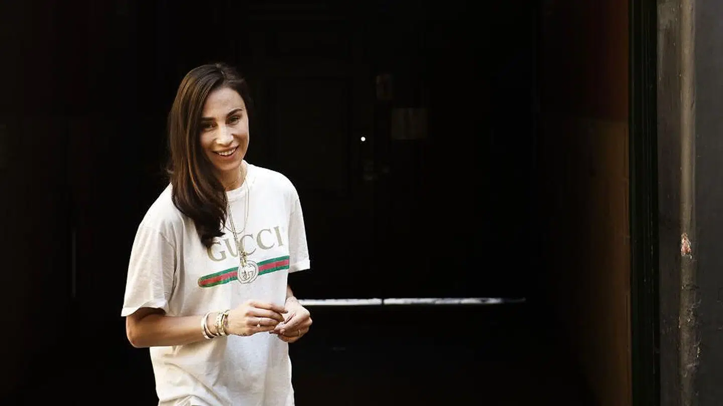 Medina i baggården hos Folkekirkens Nødhjælp.