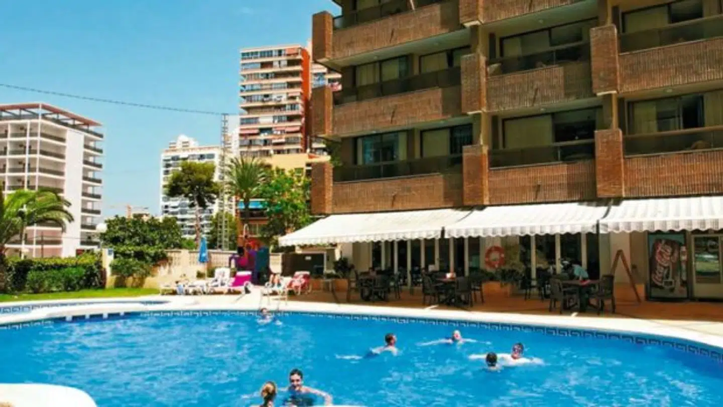 Et billede fra hotellets pool (genrefoto).