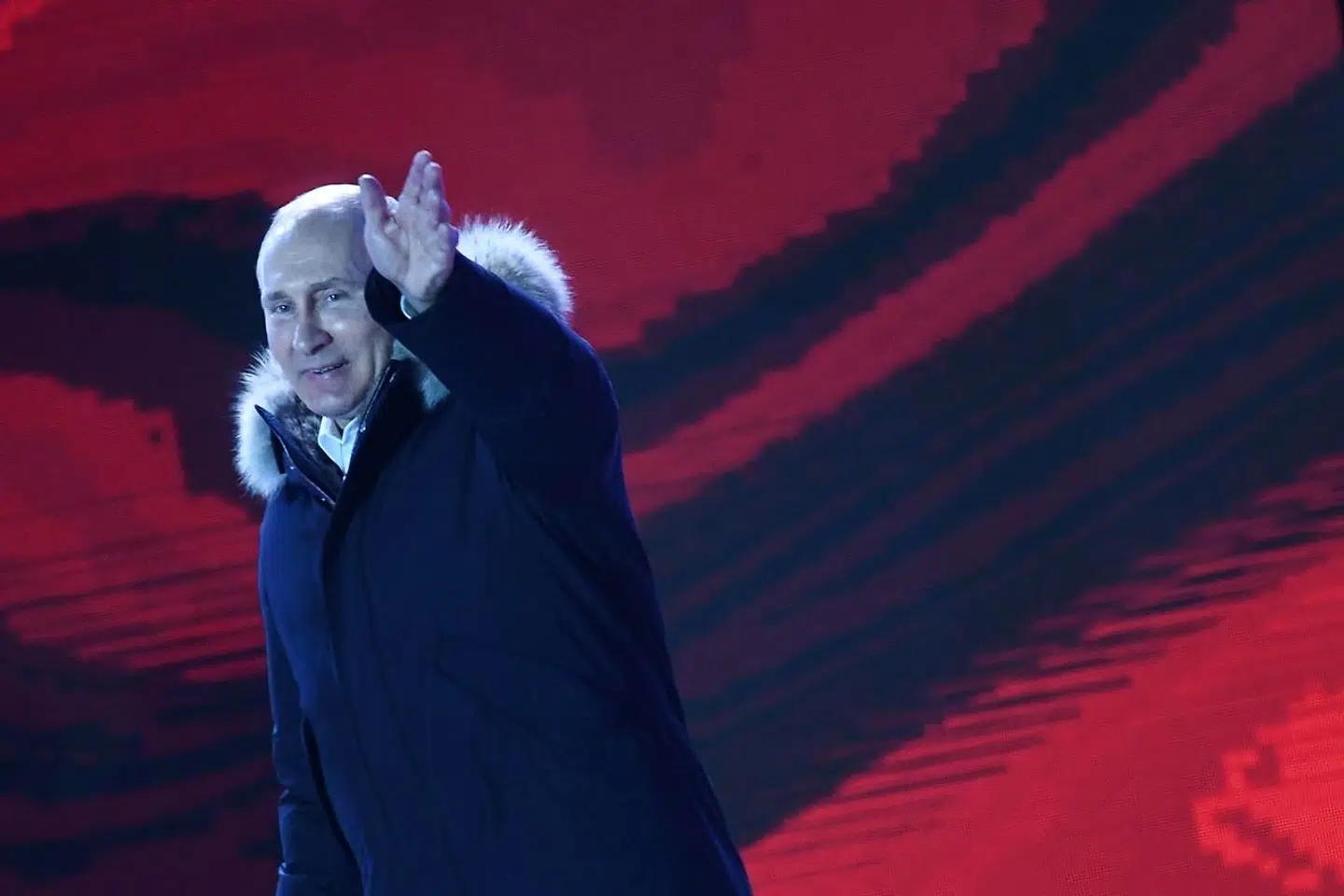 Vladimir Putin. Moskva søndag den 18. marts.