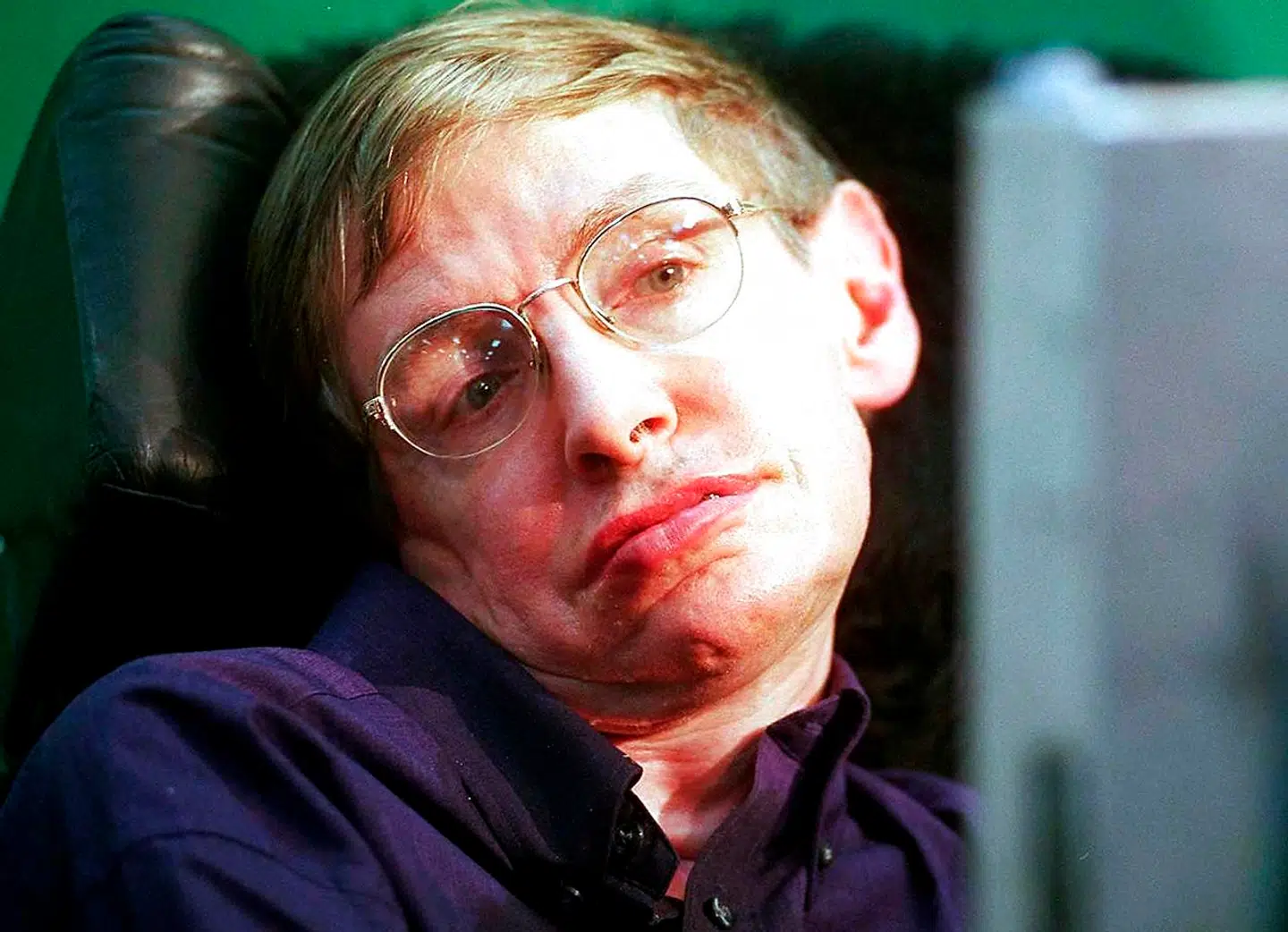 Stephen Hawking. Billedet her er fra januar 2001.