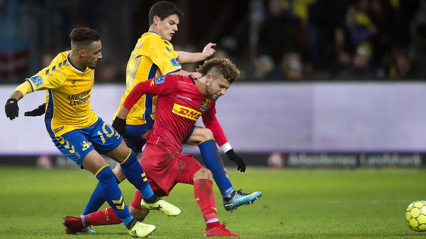 Hany Mukhtar (tv.) er af BTs læsere blevet kåret som den bedste i Superligaens grundspil.