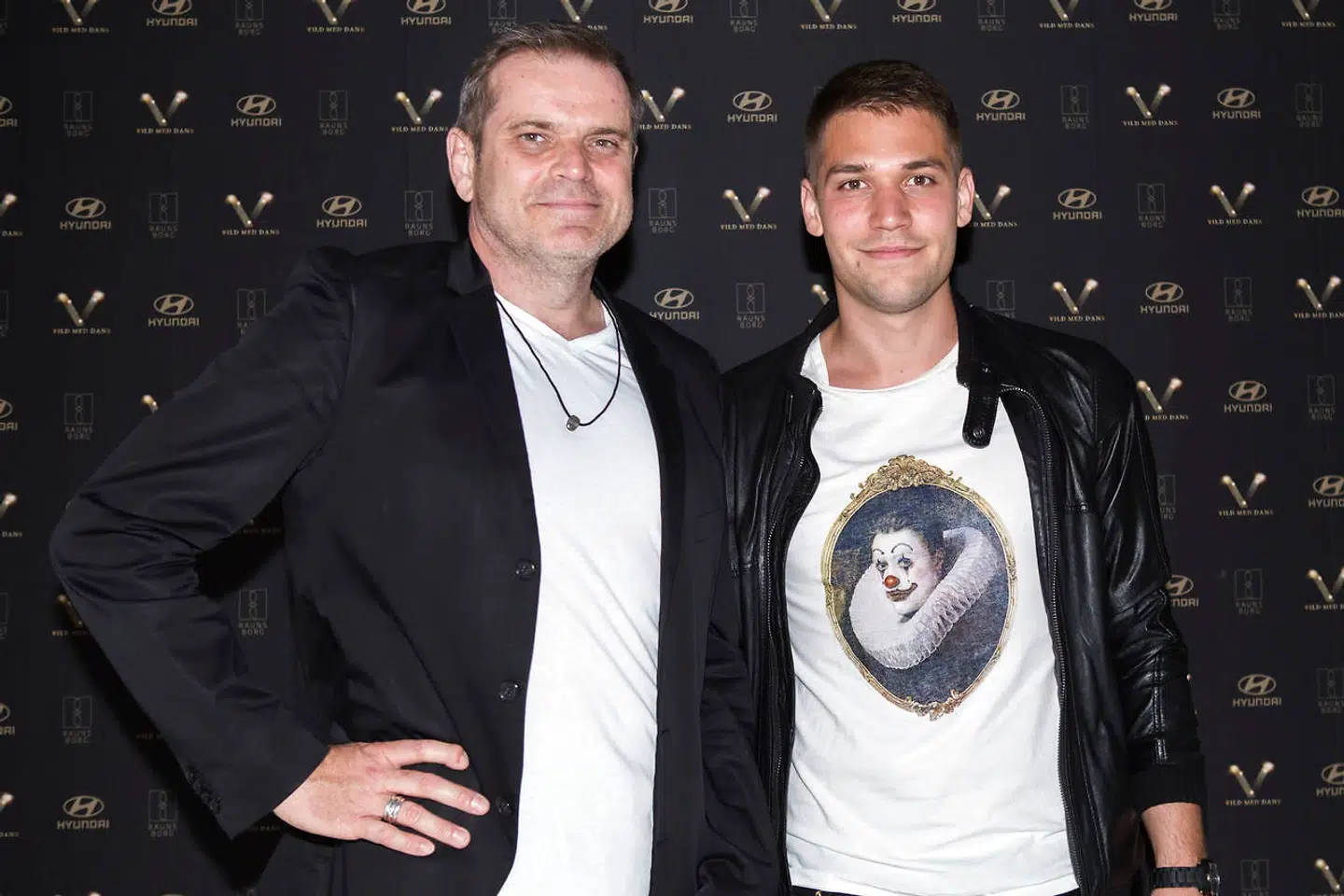 Hans Pilgaard med manden i sit liv, Jobbe Hansen, som han er gift med.