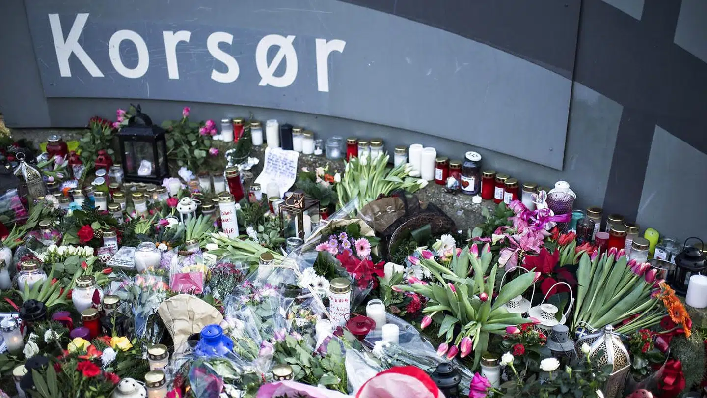 Mindehøjtidelighed for den afdøde Emilie Meng, der forsvandt i 2016. Foto: Ida Guldbæk Arentsen/Scanpix 2016)