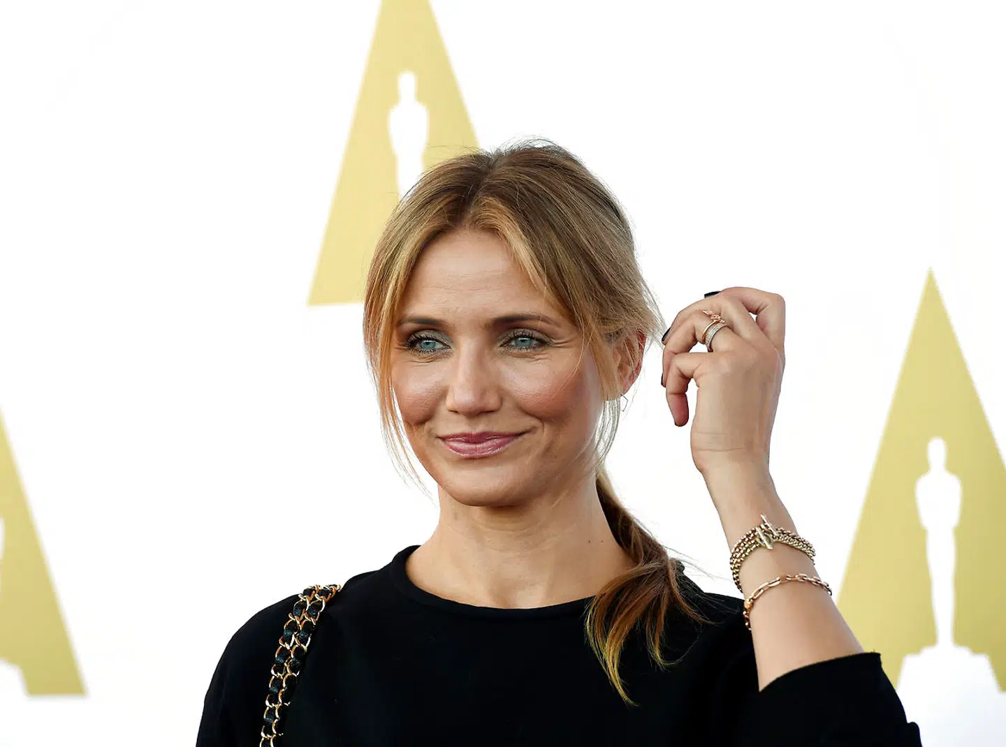 Actress Cameron Diaz attends a private luncheon in celebration of Hollywood Costume at the future home of the Academy Museum of Motion Pictures in Los Angeles, California October 8, 2014. REUTERS/Kevork Djansezian (UNITED STATES - Tags: ENTERTAINMENT)