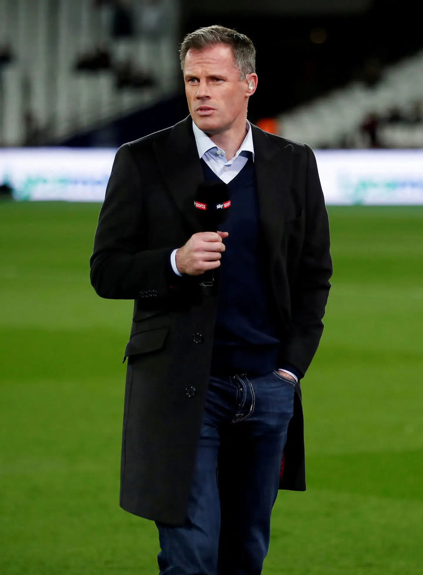 Jamie Carragher må indtil videre holde pause fra skærmen.