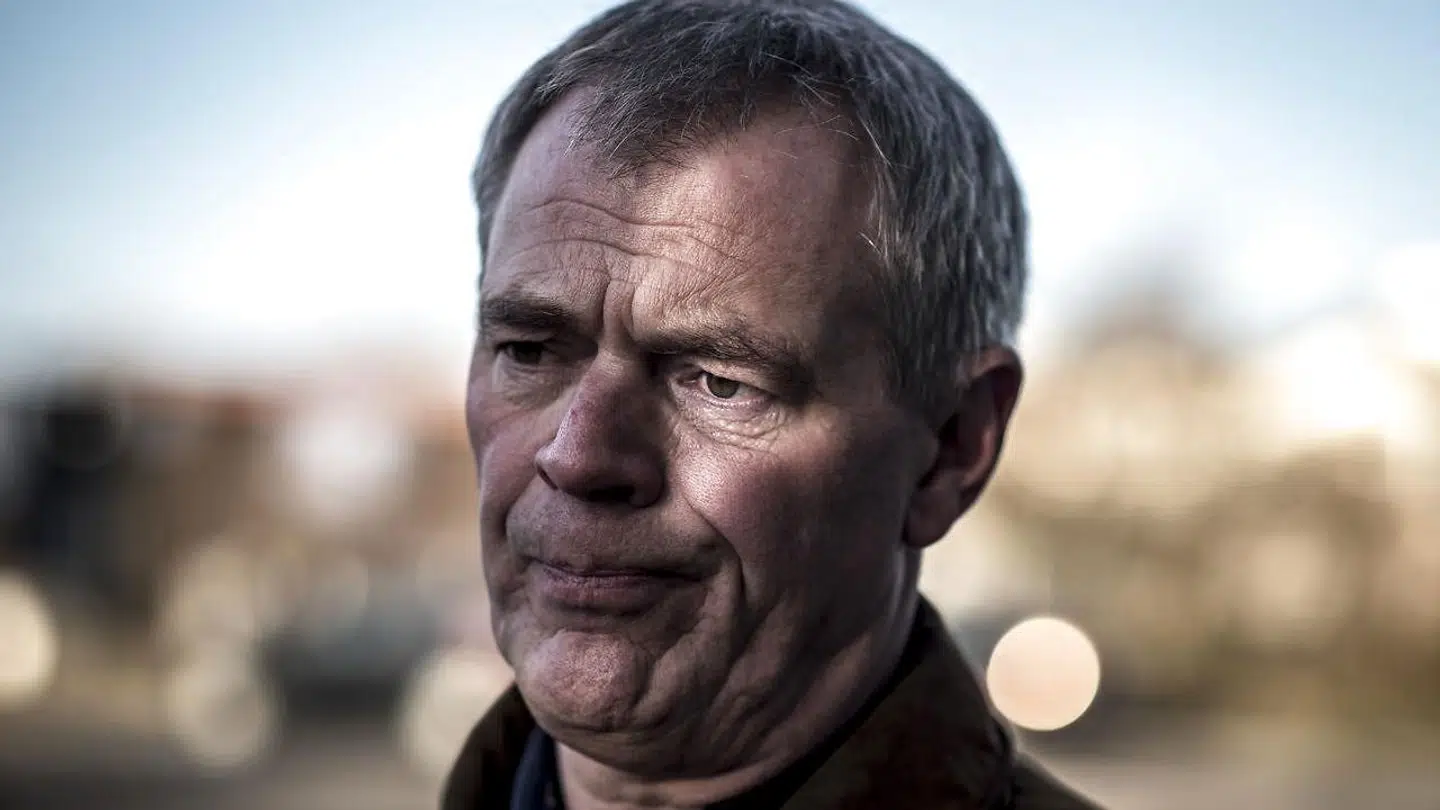 Vicepolitiinspektør Jens Møller Jensen taler med pressen på Teglholmen Alle, onsdag den 29. november 2017, efter at Politiet har fundet en arm i Køge Bugt. Jens Møller Jensen har igennem hele sagen haft tæt kontakt med Kim Walls forældre.