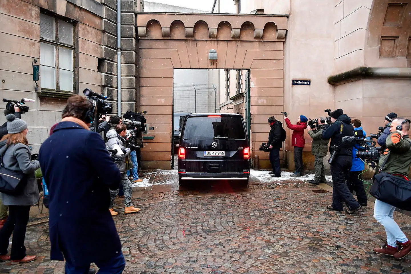 Peter Madsen i Københavns Byret, sigtet for drabet på den svenske journalist Kim Wall i hans hjemmebyggede ubåd, tilbage i august 2017. (Foto: Bax Lindhardt)