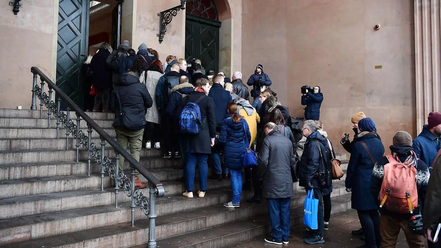 Peter Madsen i Københavns Byret, sigtet for drabet på den svenske journalist Kim Wall i hans hjemmebyggede ubåd, tilbage i august 2017. (Foto: Bax Lindhardt)