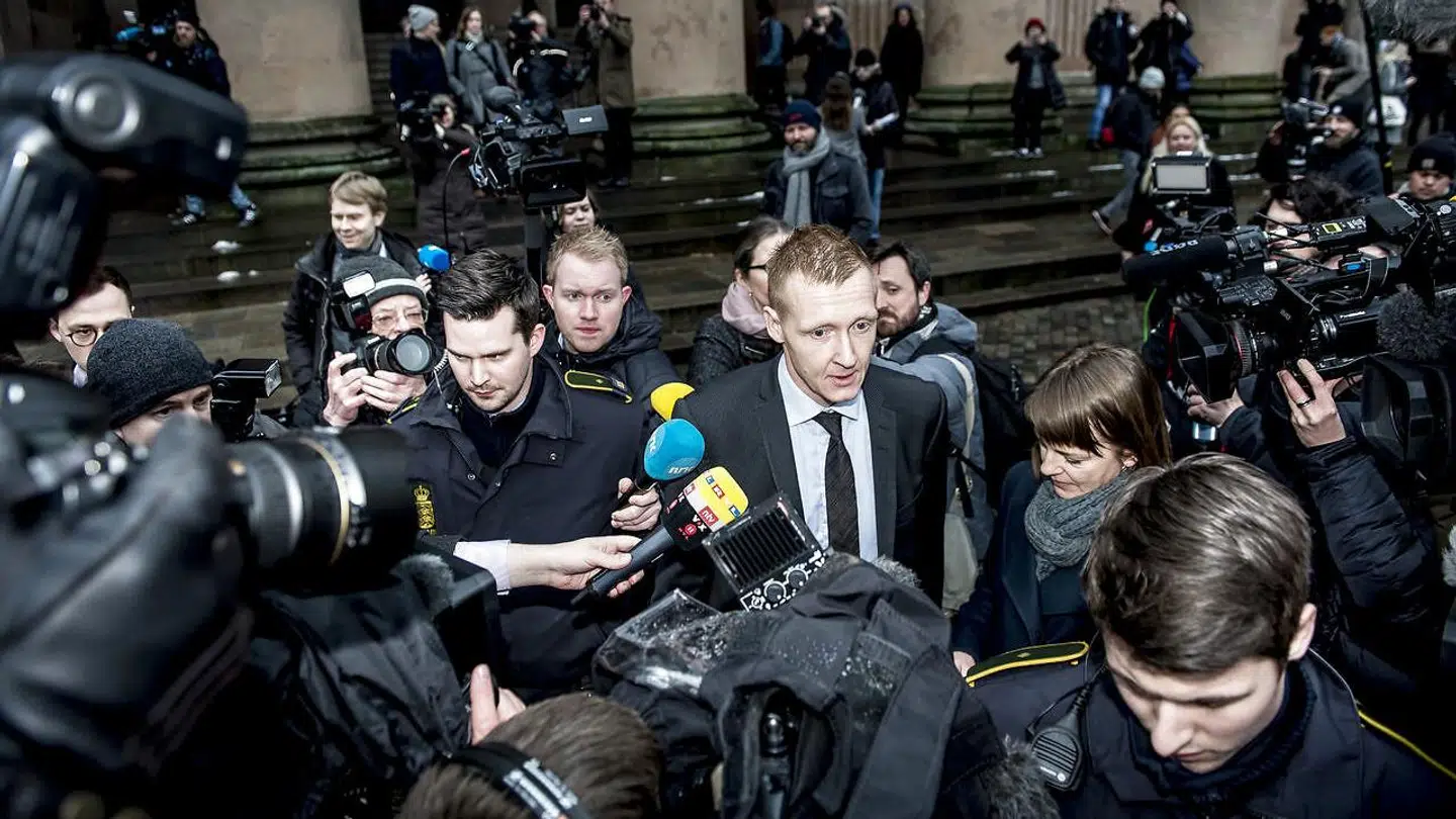 Anklager Jakob Buch-Jepsen forlader Københavns Byret efter det første retsmøde i sagen mod Peter Madsen torsdag den 8. marts 2018. Peter Madsen er tiltalt for at have dræbt den svenske journalist Kim Wall på sin ubåd, parteret liget og kastet delene i havet. Sagen fortsætter 23., 26., 27. og 28. marts samt 5., 23. og 25. april.. (Foto: Mads Claus Rasmussen/Scanpix 2018)