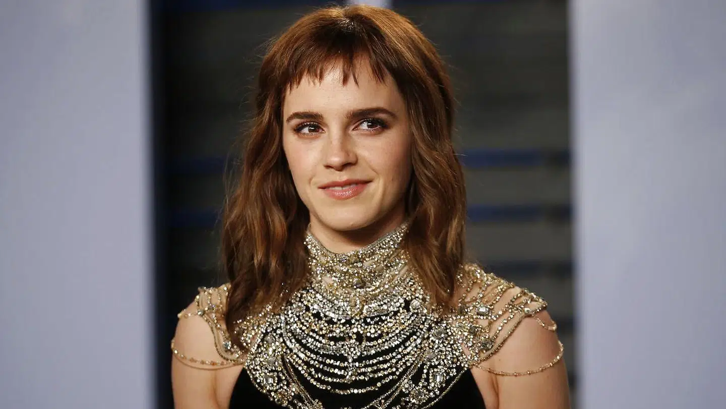 Her ses skuespillerinden Emma Watson til Vanity Fairs Oscar-fest.
