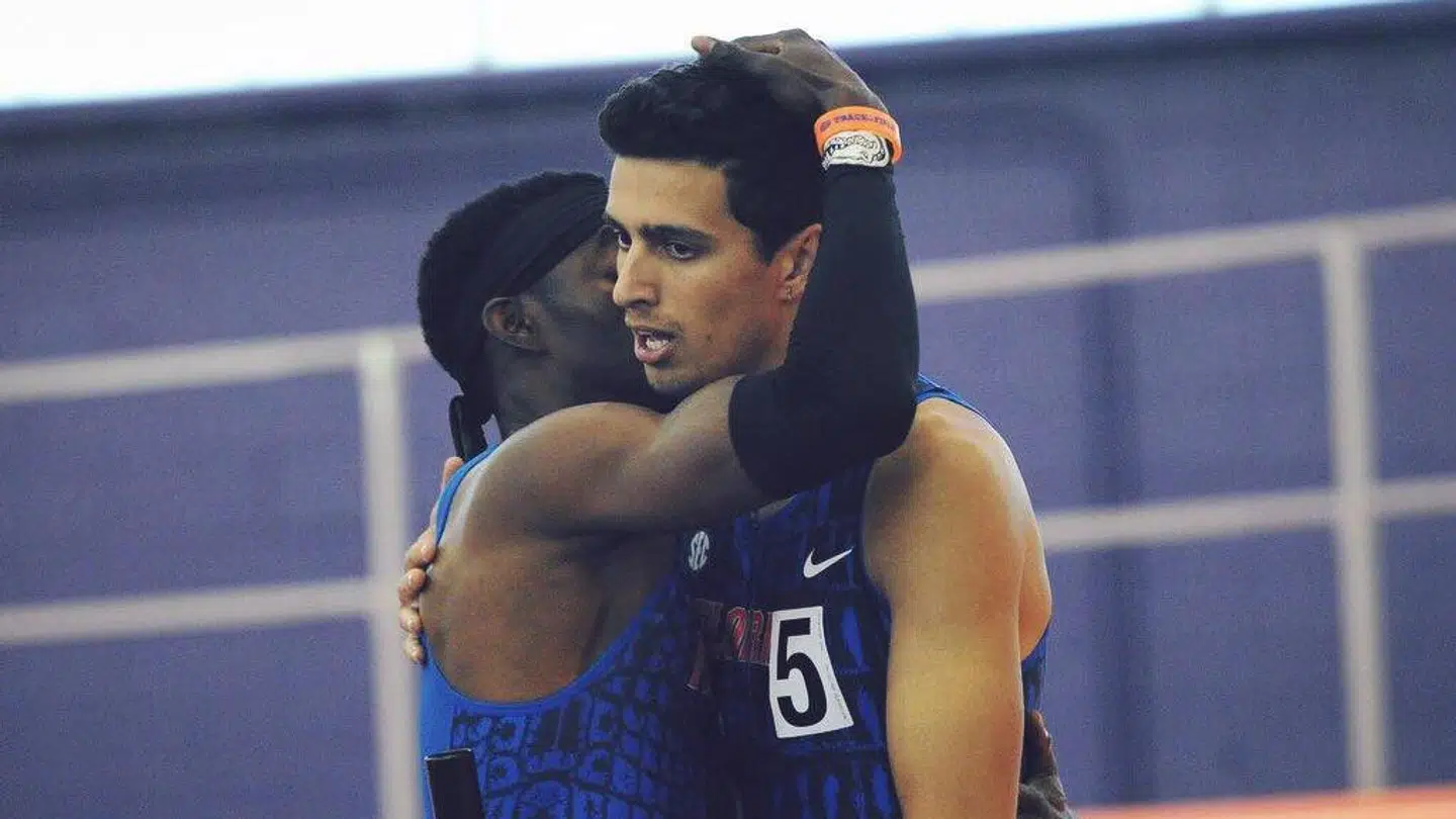 Benjamin Lobo Vedel er den hutigste 400 meter-løber på sit amerikanske universitetshold. Derfor er det ham, der løber sidste tur.