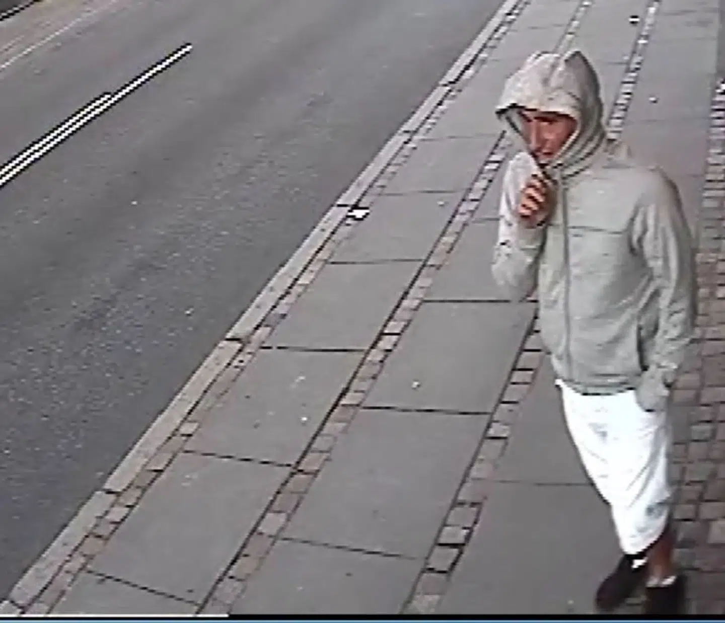 Her ses en af de formodede gerningsmænd.