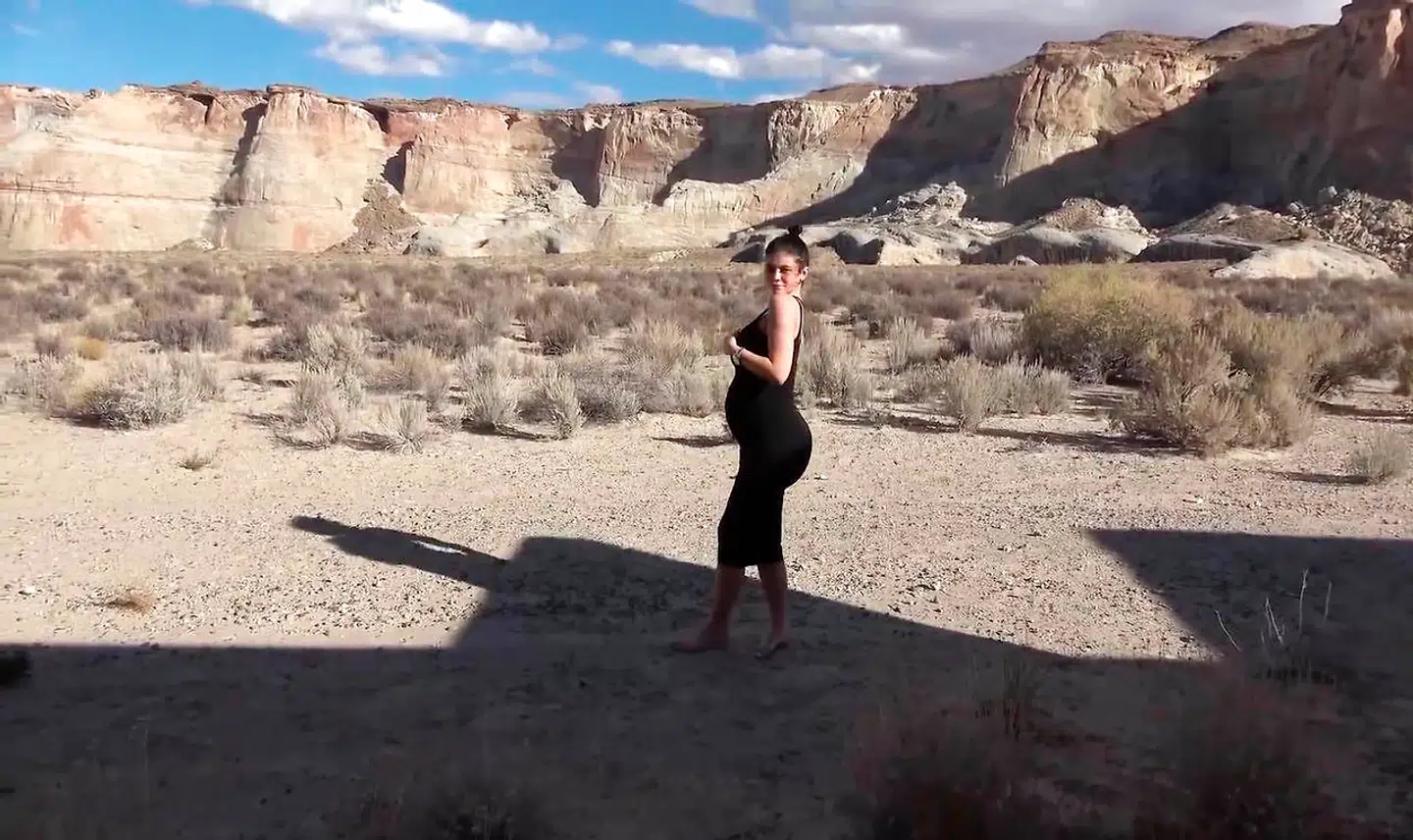 Billede fra Kylie Jenners graviditet.