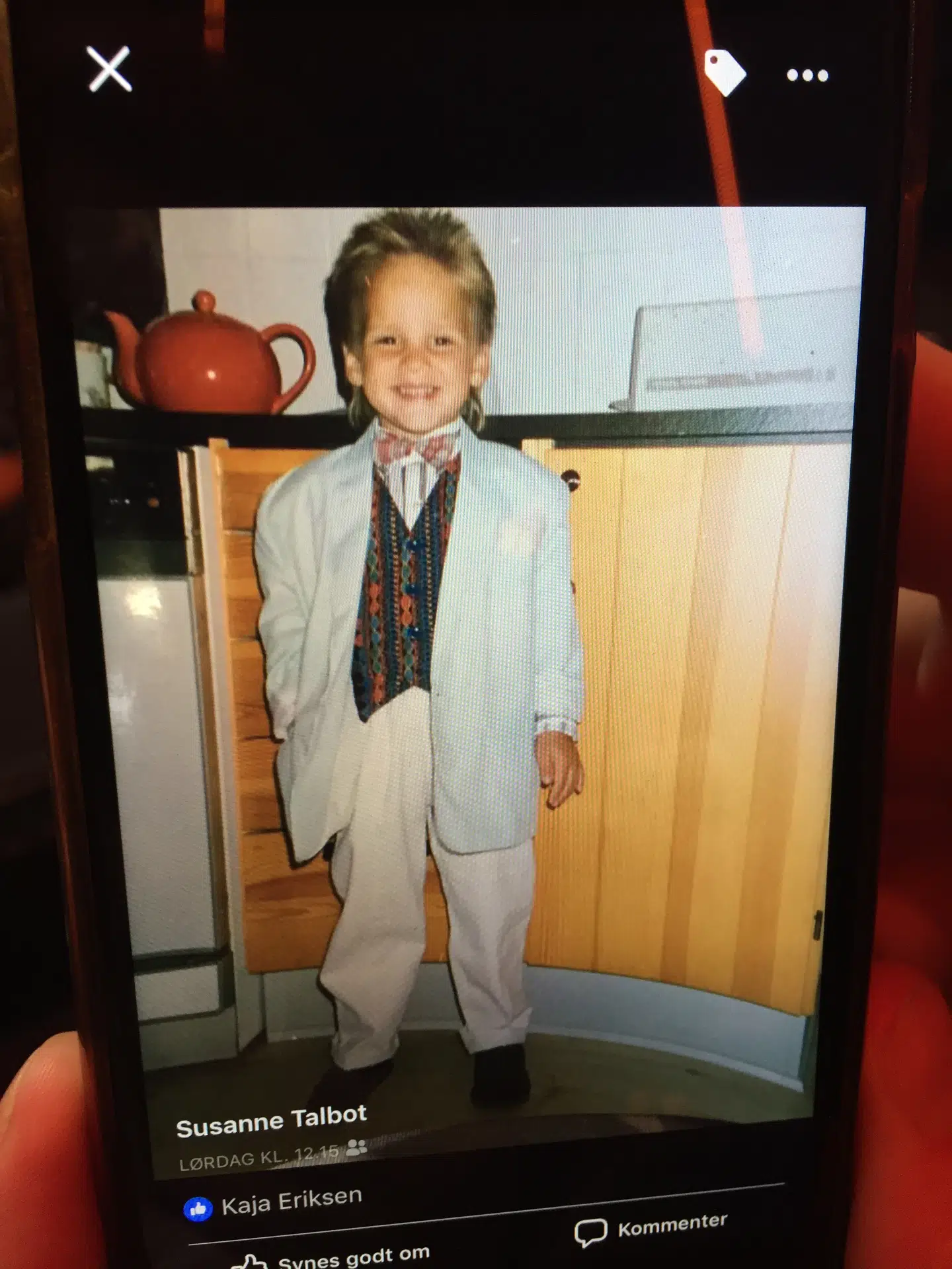 Jamie Talbot som lille.