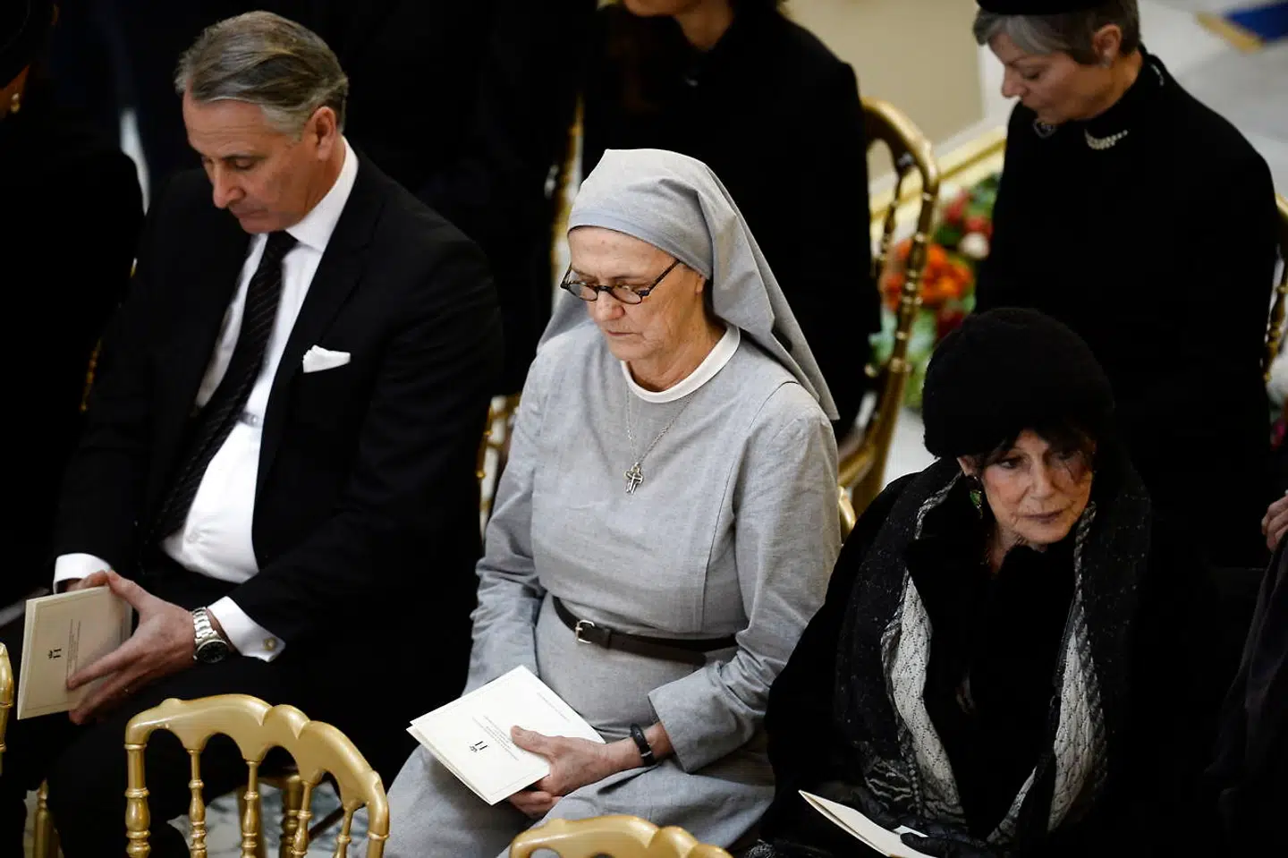 Prins Henrik bisættes fra Christiansborg Slotskirke i København, tirsdag den 20. februar 2018. Prins Henrik døde tirsdag den 13. februar 2018.