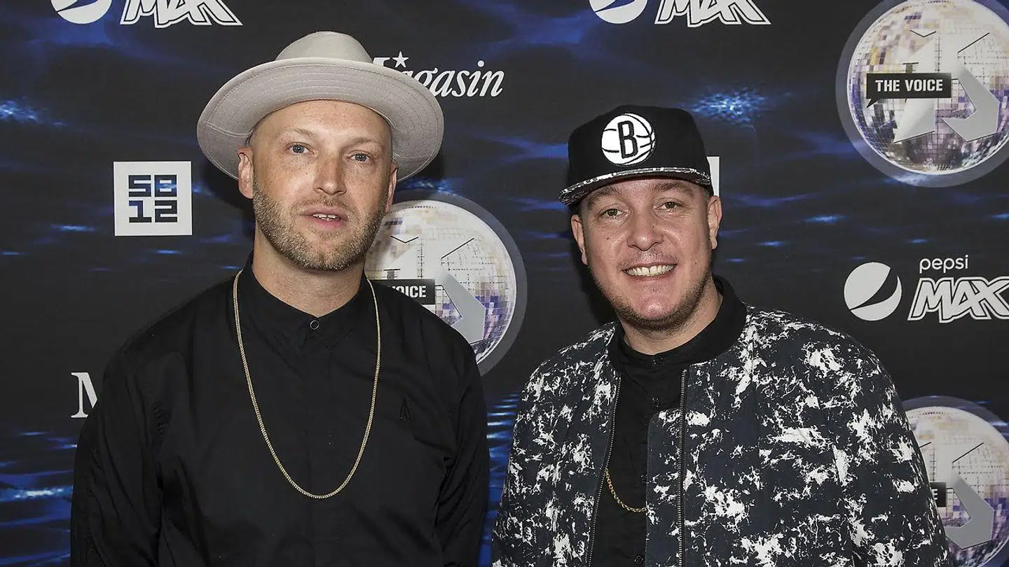 Rød løber før Voice showet 2015 startede i Tivoli. Djämes Braun