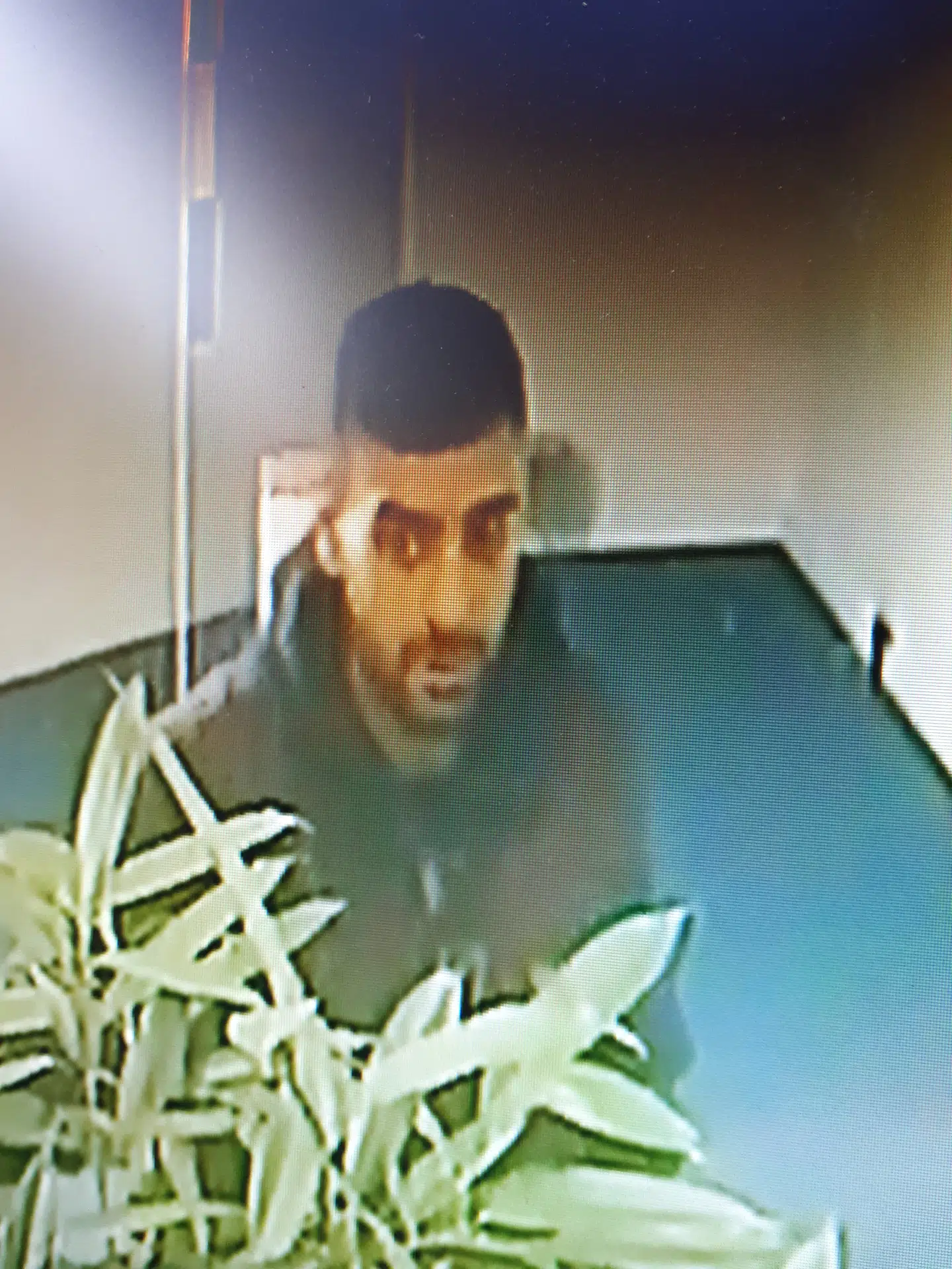 Billede af røveren fra Danske Bank i Ringsted mandag.