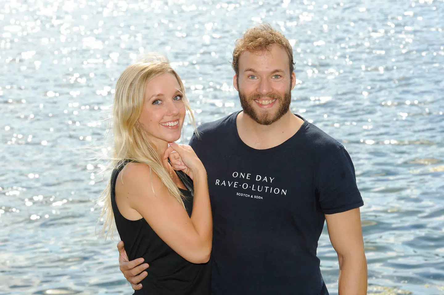 Simon Talbot og hans forlovede Katrine Køhler.