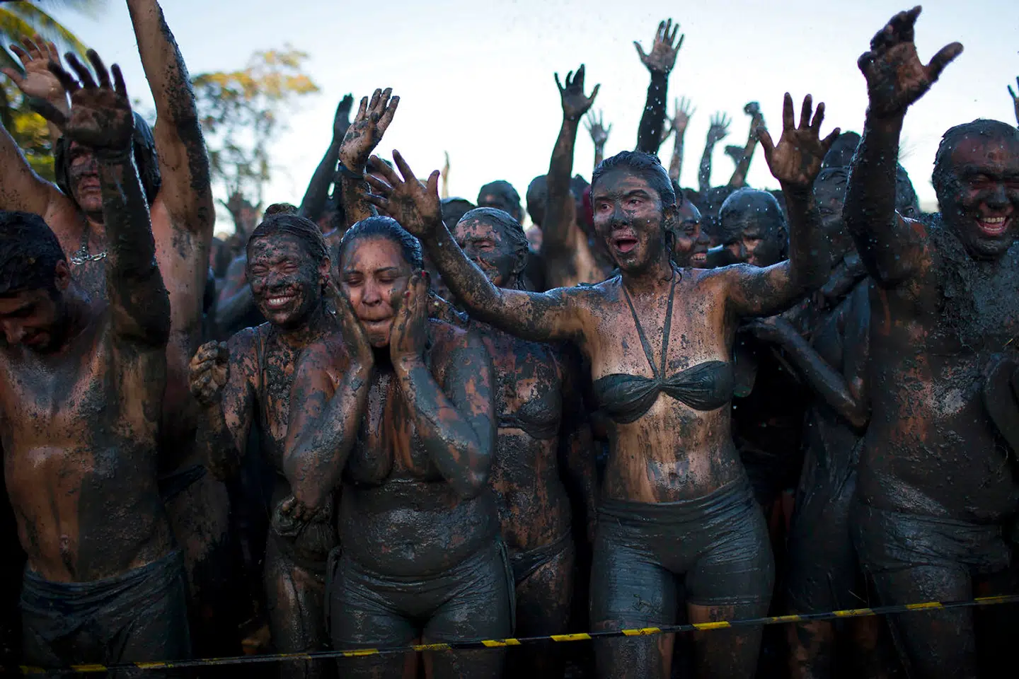 Festivalen 'Bloco da Lama' i den brasilianske by Paraty er blevet et stort tilløbsstykke.